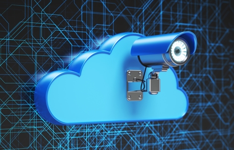 digital image of a cloud based security camera
