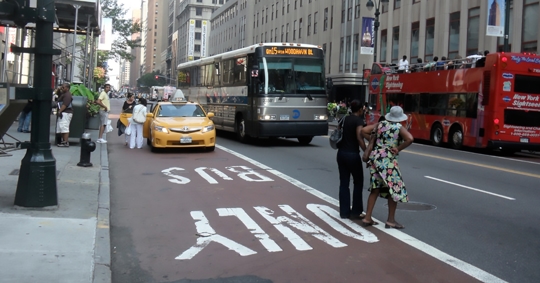 Bus only lane