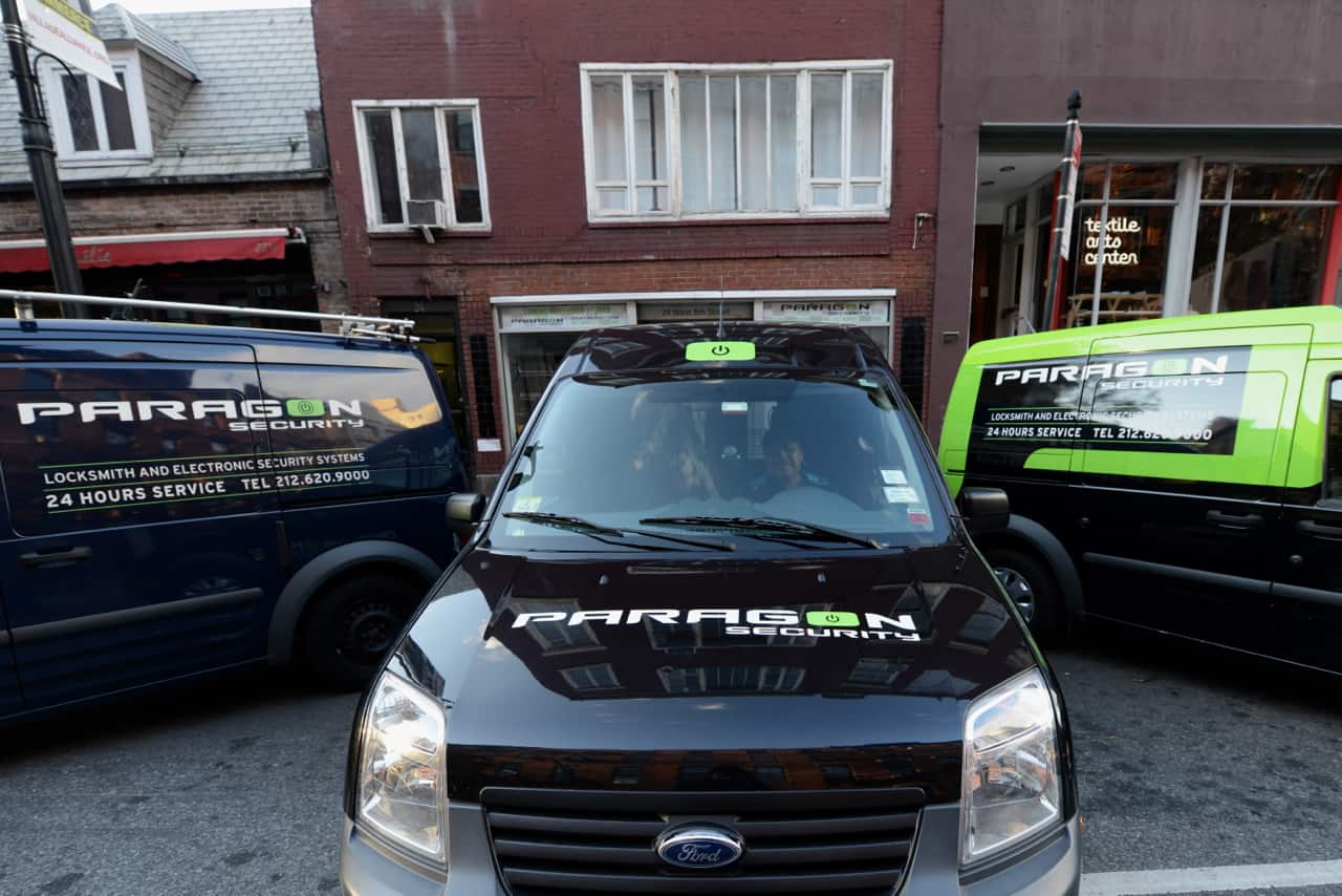 Paragon serviced vehicles