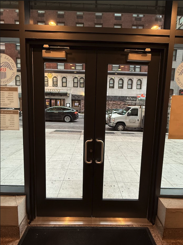 Door Upgrade for a Commercial Lobby Entry