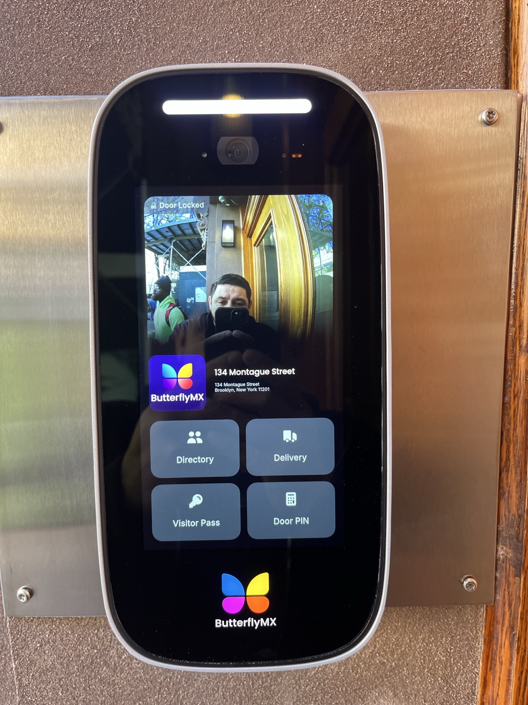 ButterflyMX Video Intercom Installation for Residential Building Photo