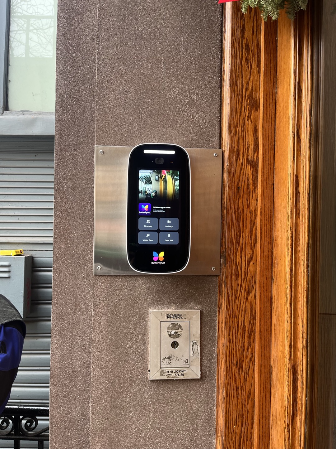 ButterflyMX Video Intercom Installation for Residential Building Photo
