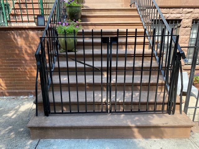 Custom Designed Iron Gate in Central Harlem