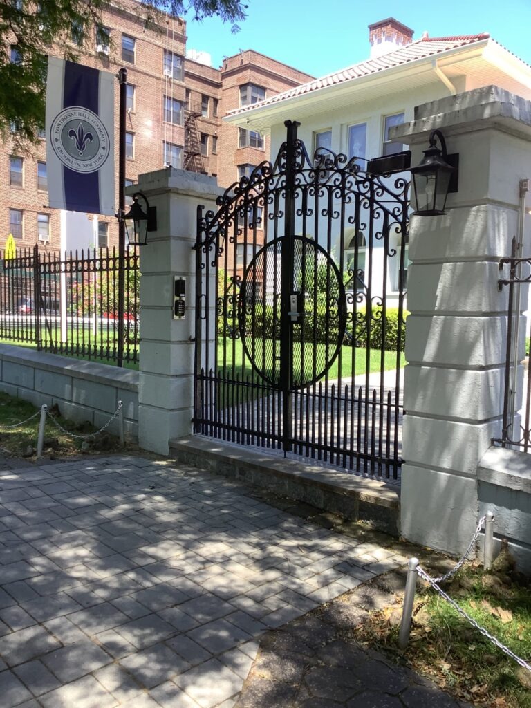 Custom Iron Gate Security for a School