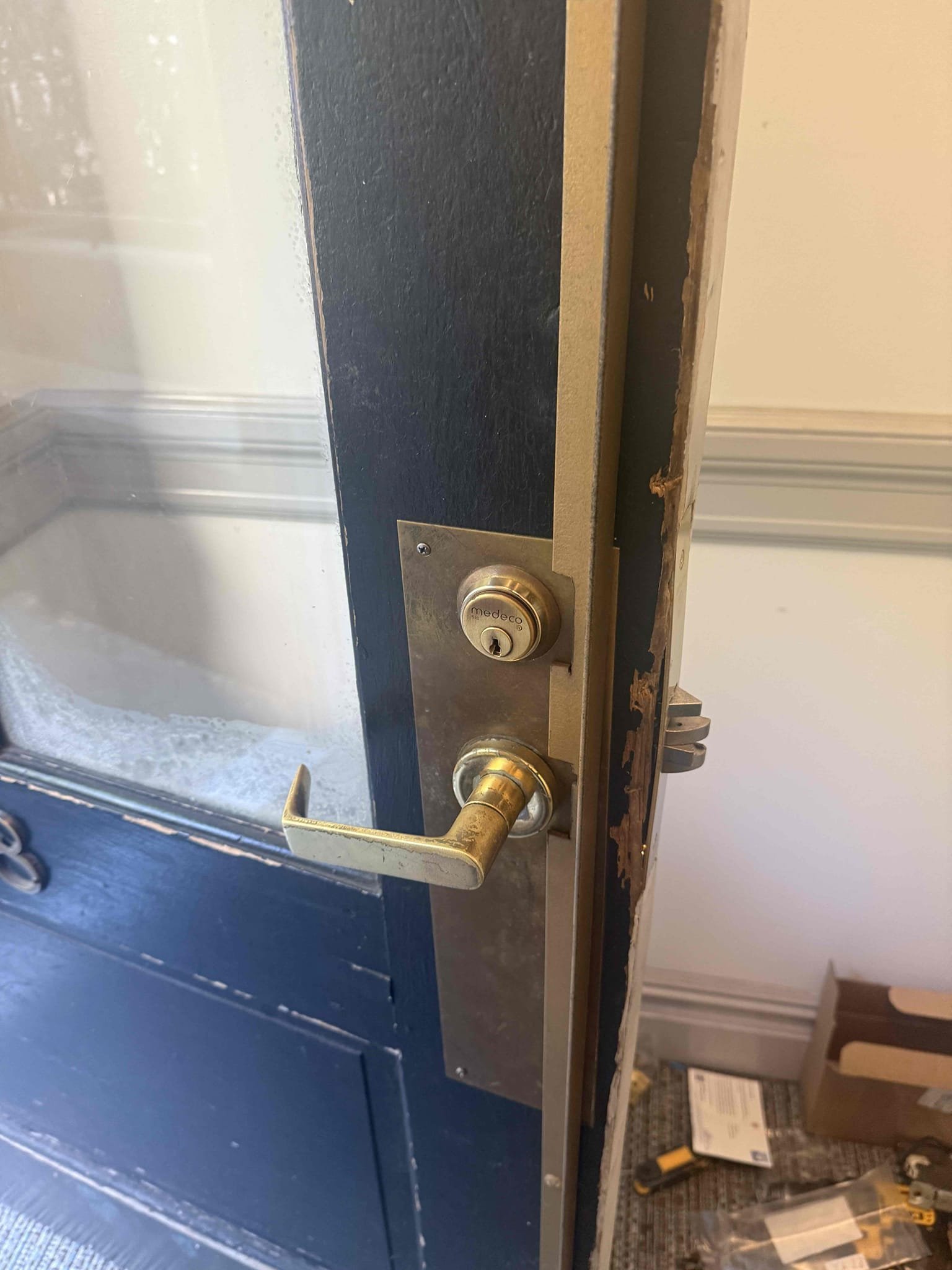 Electrified Lock Repair and Adjustment for Commercial Property Photo