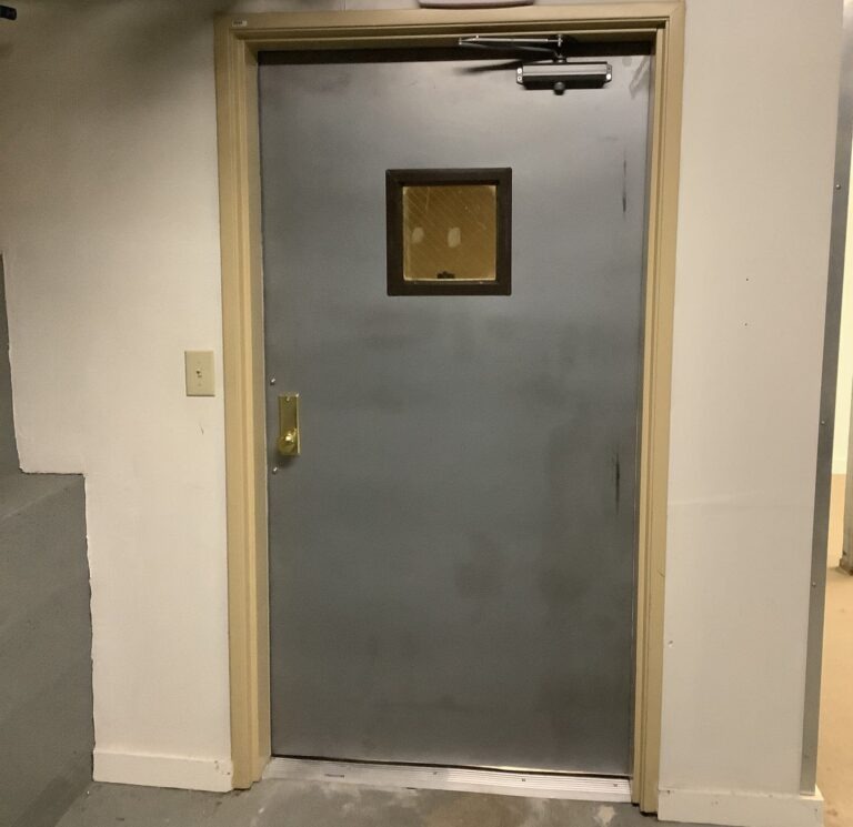 Fireproof Door Installation on a Condominium Self-Storage Facili