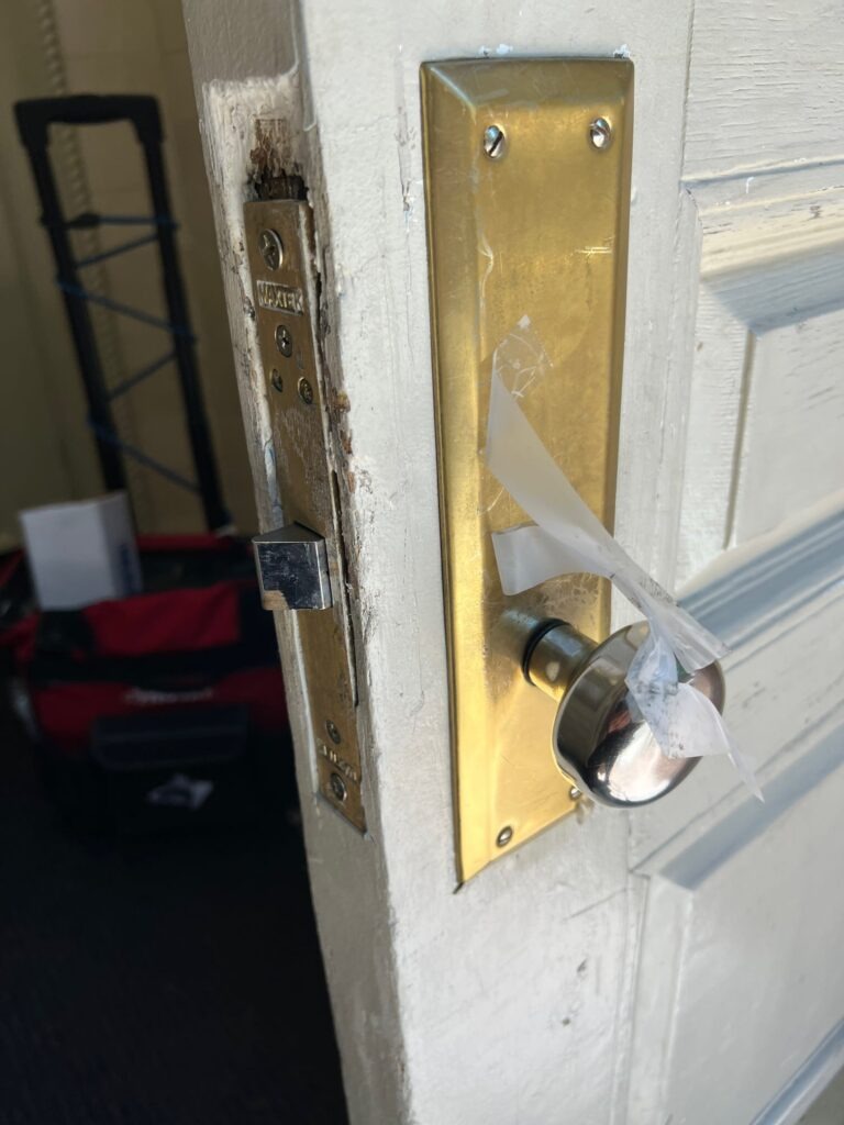 Front Door Lock Repair