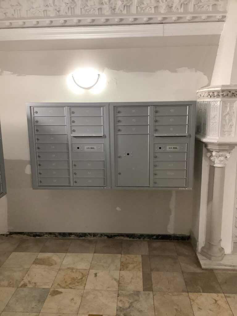 Mailbox Installation in Residential Building