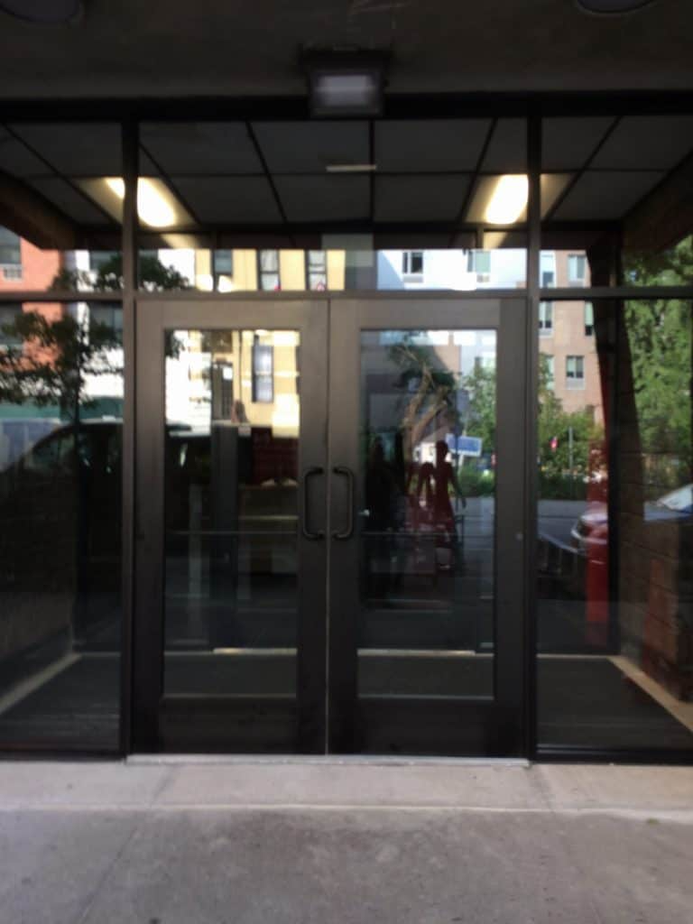 Full view of Heavy gauge doors closed and installed Photo